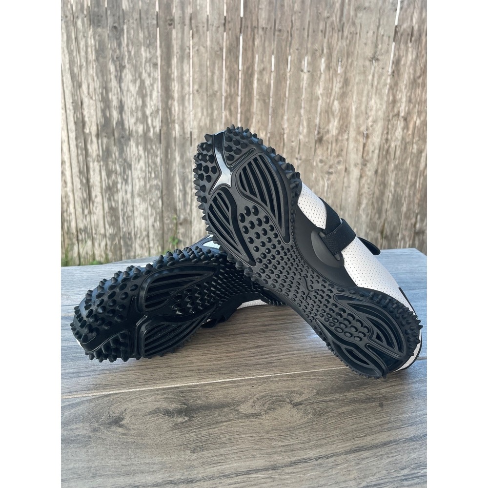 Puma Mostro Perforated Leather Men 8.5 White Black 397331-01 Low Sneakers NEW - Picture 11 of 15